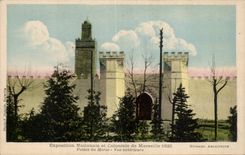Marseille - Exposition Coloniale 1922 - Palais du Maroc - CPA 