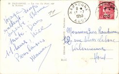 Narbonne - la calle del puente en el martillo del echador - CPA