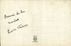 CPA Militaria Humor the ball