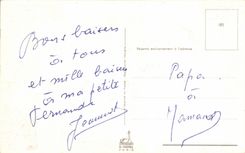 CPA Militaria Humor the father of the regiment