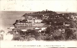 Saint Jean Cap Ferrat - Le Port et Saint Hospice - CPA 