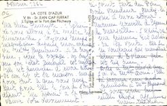 Saint Jean Cap Ferrat - L Eglise et la Port de Pecheurs - CPA