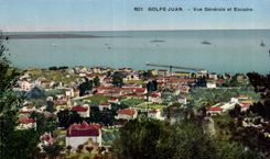 Golfe Juan - Vue Generale et Escadre - CPA 