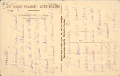Juan les Pins - La Plage - Douce France - Yvon - CPA 