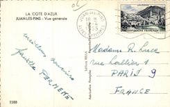 Juan les Pins - Vue Generale - CPA