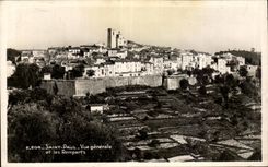 Saint Paul - Vue Generale - Les Remparts - CPA 