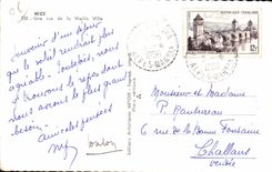 - Una calle de la ciudad vieja - CPA agradable