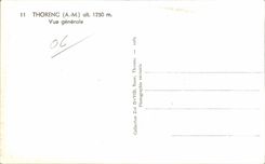 Thorenc - Vue Generale - CPA 