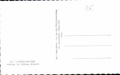 Cagnes en el mar - castillo de Grimaldi - CPA