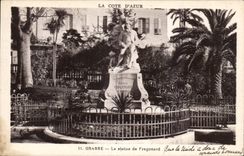 - Estatua de Fragonard - CPA graso