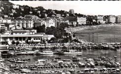 Cannes - the Port - the Casino - CPA