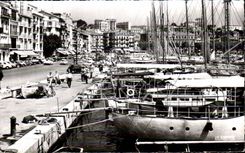 Cannes - Quay Saint Pierre - the Port Boats - CPA