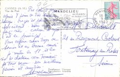 Cannes - Sight of the Port - CPA