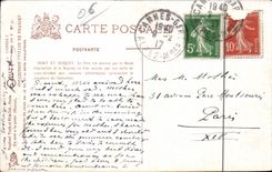 Cannes - Port and Suquet Boats - CPA