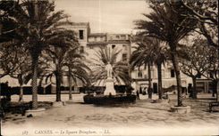 Cannes - the Brougham Public garden - CPA