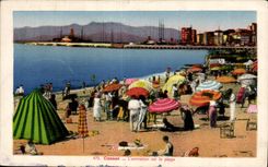 Cannes - Animation on the Beach - CPA