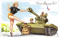 Do CPSM Fantaisie Militaria Humor You go by? Tank Tank attack