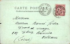 CPA Fantaisie Militaria Chasseurs tiene publiite real Chicoree Arlatte de Uniforme de los voluntarios del caballo 1745