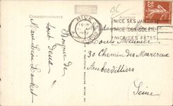 - Vista y el entrar del puerto - CPA agradable