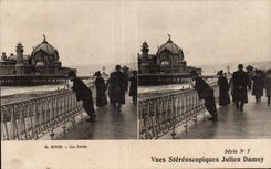 - El embarcadero - vistas agradables - Julien Damoy - CPA estereoscopico