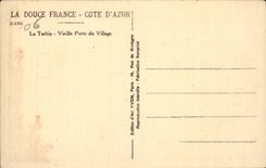 La Turbie - Vieille Porte de Village - CPA