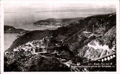 Eze - Moyenne Corniche prise de Bellevue - CPA