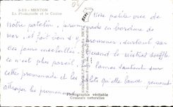 Menton - La Promenade et le Casino - CPA