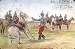 Edicion de Militaria de la fantasia de CPA de Patria Hussards