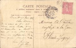 CPA Fantasy Militaria Humor Sailors in broadside a bit of trailer