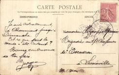 CPA Fantasy Militaria Humor blue