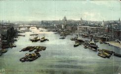 Angleterre - England - River Thames - From Tower Bridge - CPA 