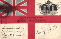 Angleterre - England - God Save the King - Souvenir - CPA