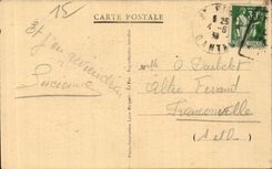 Saint Flour - Frontage of the Cathedral - CPA