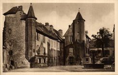 Salers - La Grande Place - CPA