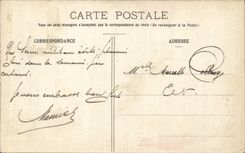 CPA Fantasy Militaria Humor the car with Q Infirmary