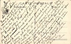 CPA Fantasy Militaria Humor Persons on leave the return