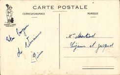 CPA Fantasy Militaria Humor Nomemclature Gun