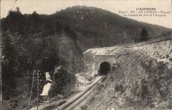 Le Lioran - Tunnel du Chemin de fer et l Alaguon - CPA 
