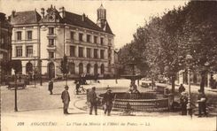 Angouleme - the Place of the Mulberry tree - Post office building - CPA