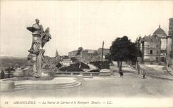 Angouleme - Statue of Carnot and the Desaix Rampart - CPA