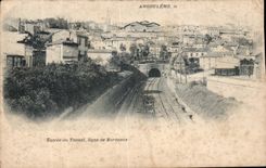 Angouleme - Entrance of the Tunnel - line of Bordeaux Train - CPA
