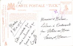 Menton - Vue Generale prise de la frontiere italienne - CPA 