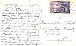 Agradable - lugar de Massena - el casino municipal - CPA