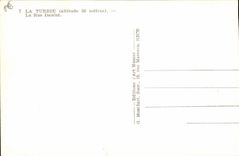 La Turbie - La rue Incalat - CPA 