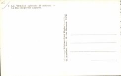 La Turbie - La Rue Empereur Auguste - CPA 