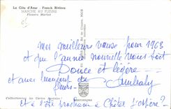 La Cote d Azur - Marche aux Fleurs - CPA 