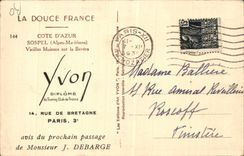 Sospel - Vieilles Maisons sur la Bevera - CPA 