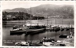 Saint Jean Cap Ferrat - Le Port et Vue sur Beaulieu - CPA 