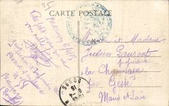 Besancon - Vallee du Doubs a Velotte - Route de Lyon - CPA