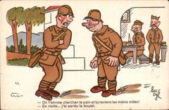 Militaria - Humor - Humorous - Illustration - CPA